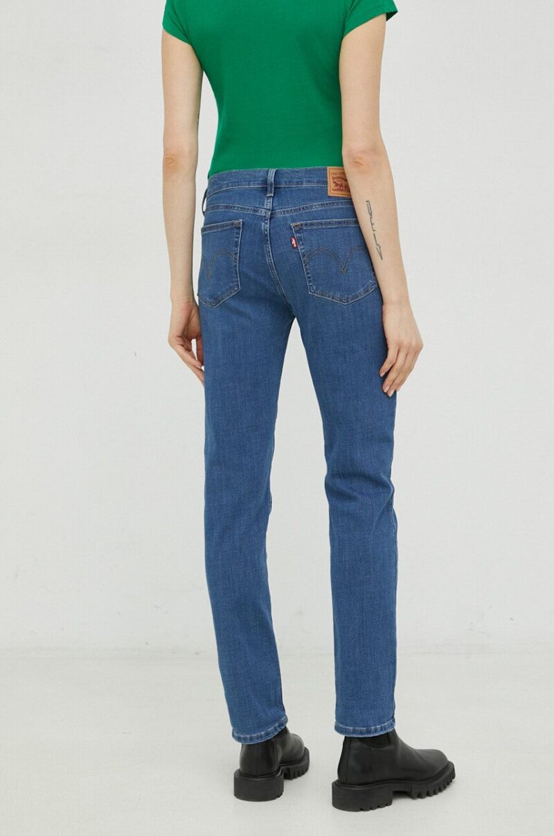 Levi's jeansi Boyfriend femei medium waist preţ