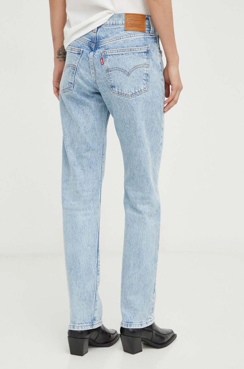 Levi's jeansi MIDDY STRAIGHT femei medium waist preţ