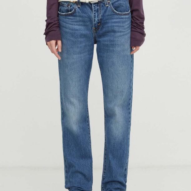 Levi's jeansi MIDDY STRAIGHT femei medium waist