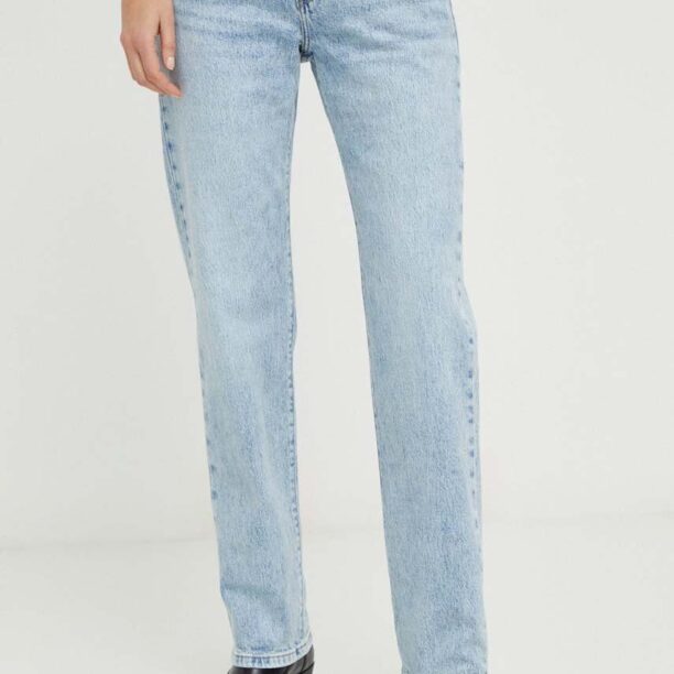 Levi's jeansi MIDDY STRAIGHT femei medium waist