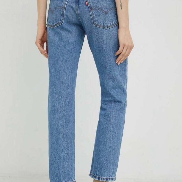 Levi's jeansi Middy femei medium waist preţ