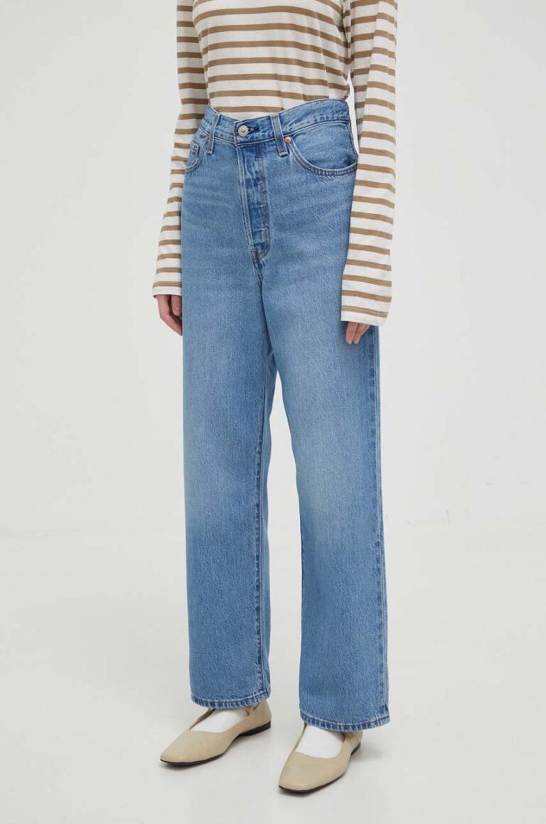 Levi's jeansi RIBCAGE STRAIGHT ANKLE femei high waist