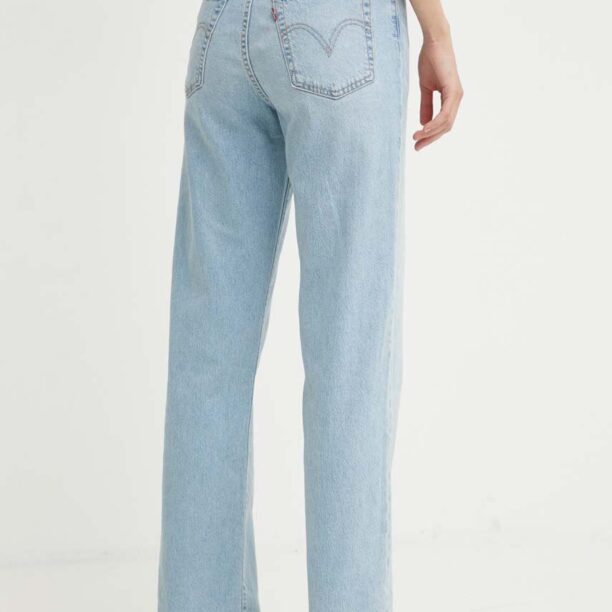 Levi's jeansi RIBCAGE STRAIGHT femei high waist preţ