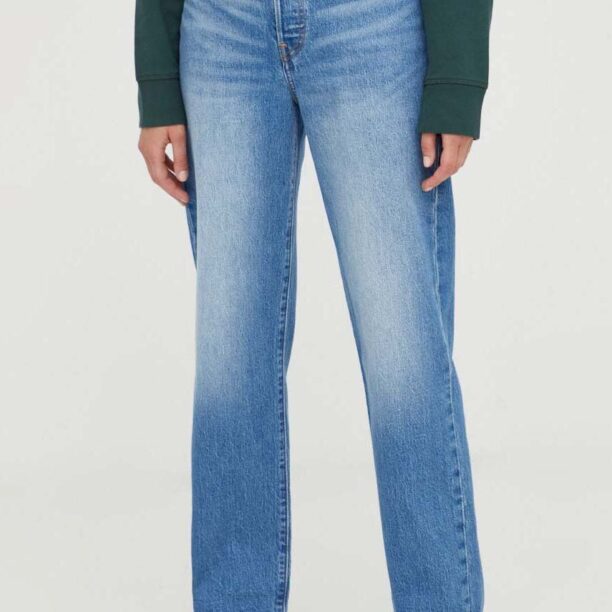 Levi's jeansi RIBCAGE STRAIGHT femei high waist