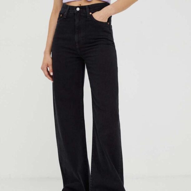 Levi's jeansi RIBCAGE WIDE LEG H223 femei