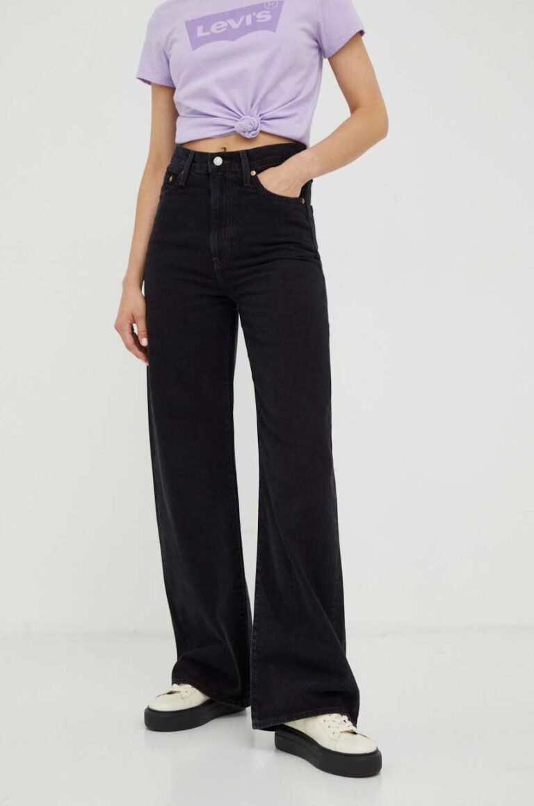 Levi's jeansi RIBCAGE WIDE LEG H223 femei