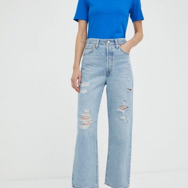 Levi's jeansi Ribcage Straight femei high waist