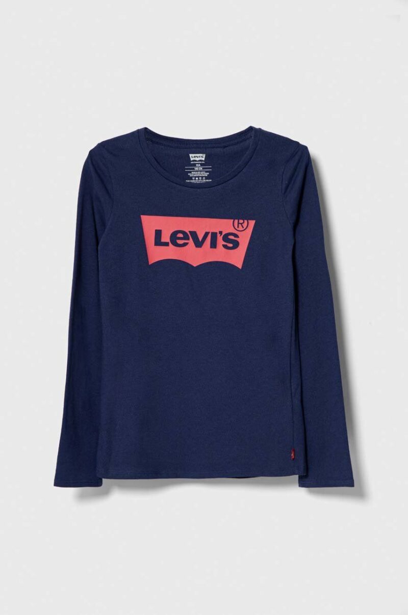 Levi's longsleeve din bumbac pentru copii