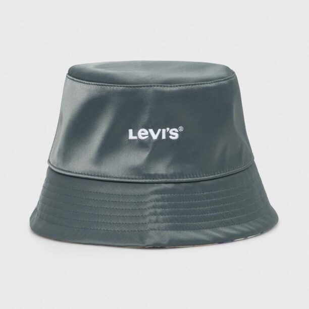 Levi's pălărie cu două fețe culoarea verde