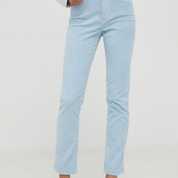 Levi's pantaloni 724 High Rise Straight femei