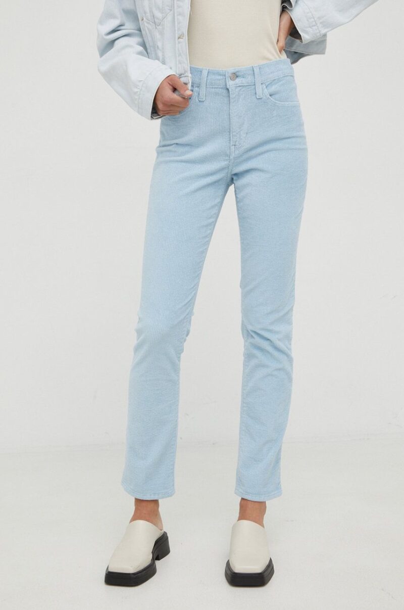 Levi's pantaloni 724 High Rise Straight femei