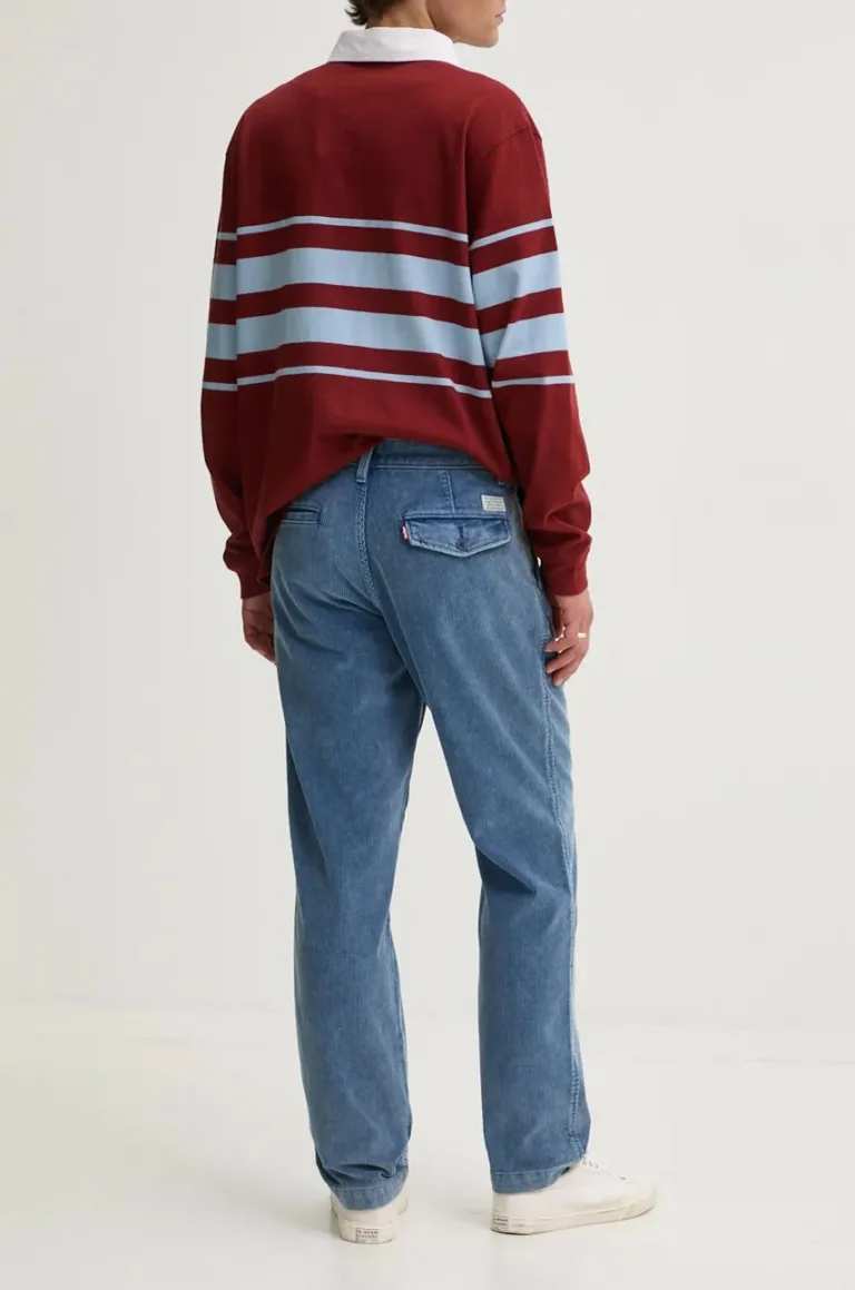 Levi's pantaloni de bumbac drept preţ