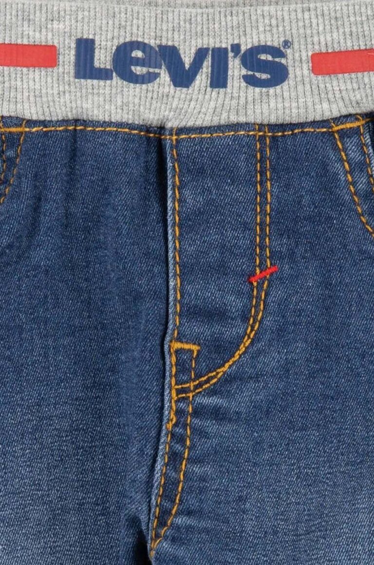 Levi's pantaloni scurti din denim pentru copii cu imprimeu preţ