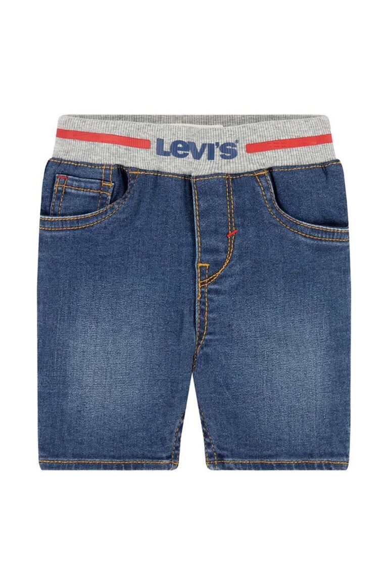 Levi's pantaloni scurti din denim pentru copii cu imprimeu