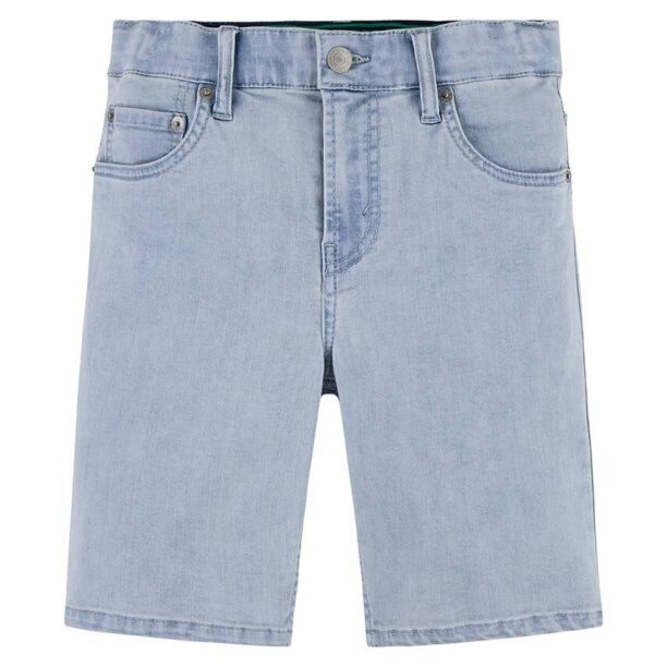 Levi's pantaloni scurti din denim pentru copii culoarea albastru marin