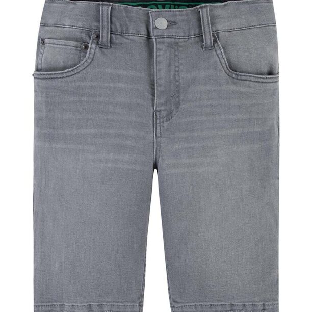 Levi's pantaloni scurti din denim pentru copii culoarea albastru marin