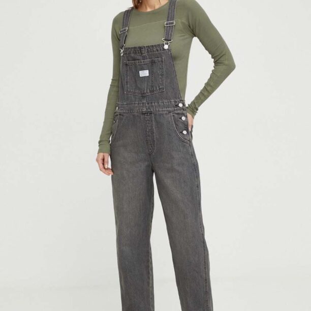 Levi's salopete din denim VINTAGE OVERALL preţ