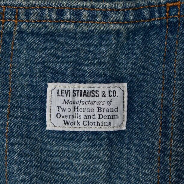 Levi's salopete din denim VINTAGE OVERALL preţ