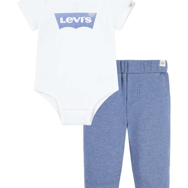 Levi's set de bumbac pentru bebelusi LVN BATWING BODYSUIT SET