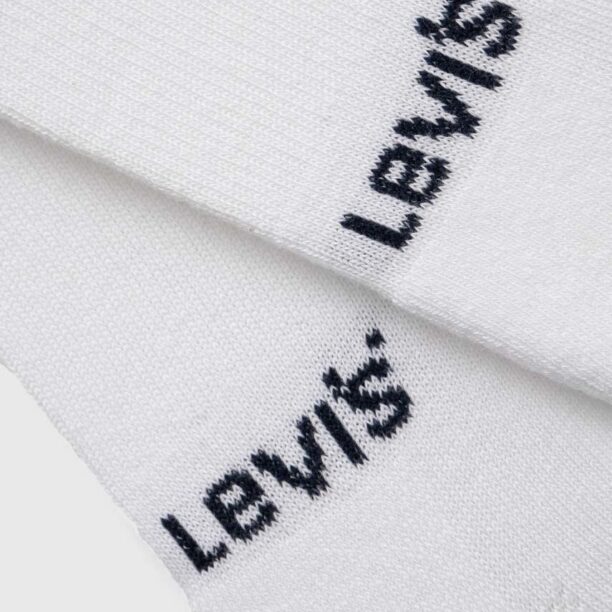 Levi's sosete 2-pack culoarea alb preţ