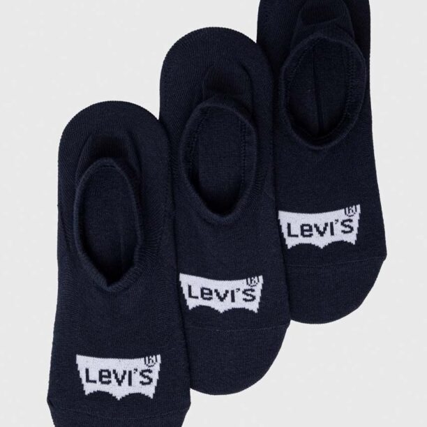 Levi's sosete 3-pack culoarea albastru marin