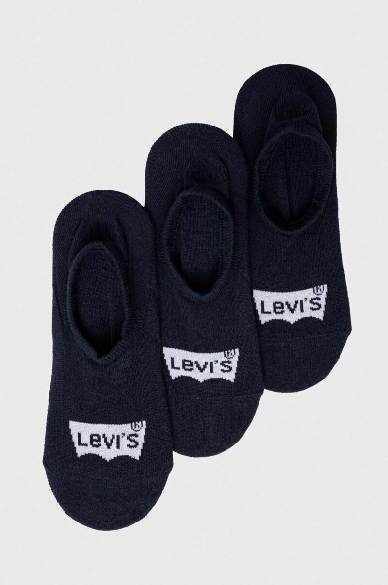 Levi's sosete 3-pack culoarea albastru marin