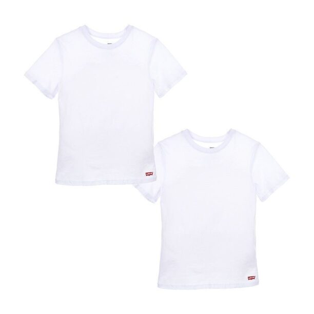 Levi's tricou copii culoarea alb