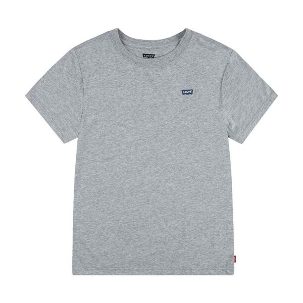 Levi's tricou de bumbac pentru copii culoarea gri