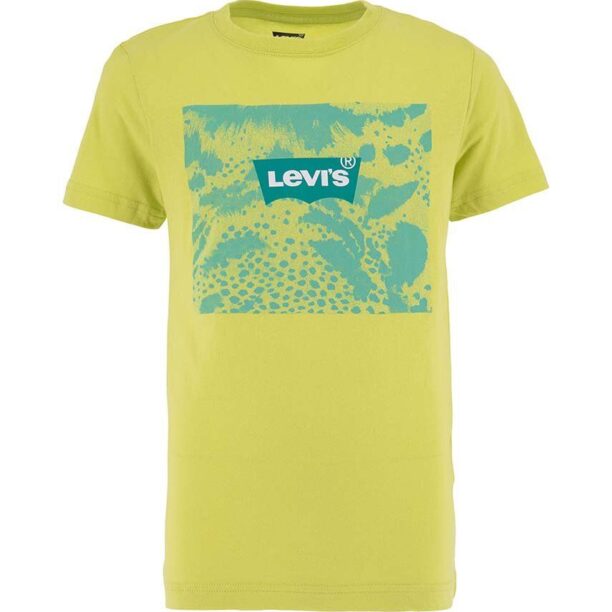 Levi's tricou de bumbac pentru copii culoarea verde