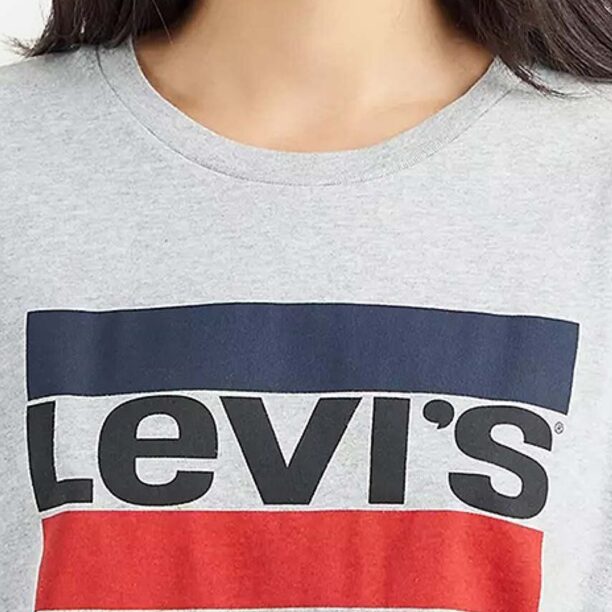 Levi's tricou din bumbac The Perfect Tee culoarea gri 17369.1687-grey preţ