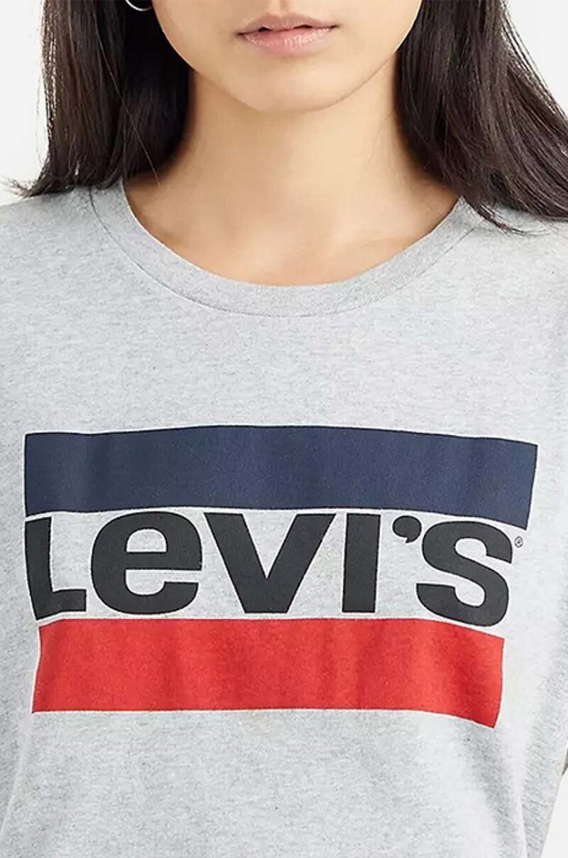 Levi's tricou din bumbac The Perfect Tee culoarea gri 17369.1687-grey preţ