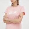 Levi's tricou din bumbac culoarea roz