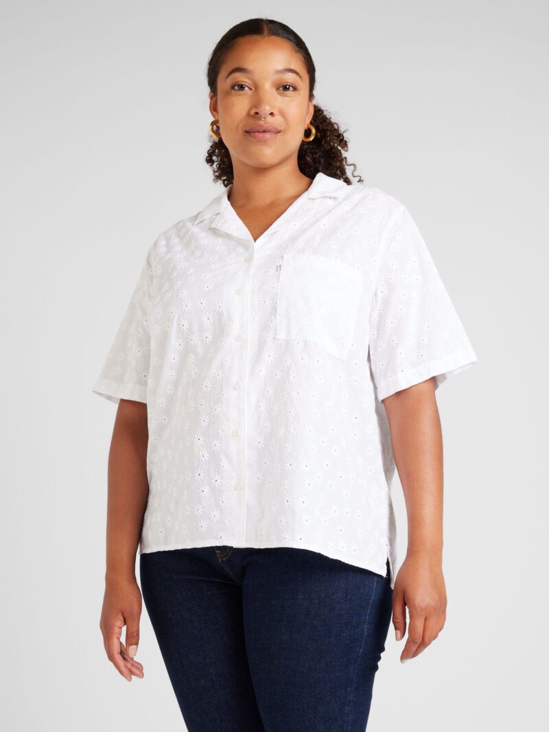 Cumpăra Levi's® Plus Bluză 'PL Joyce Resort Shirt'  alb