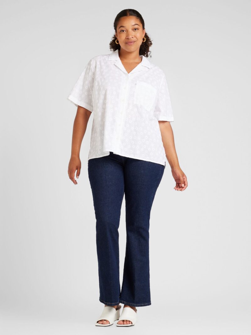 Levi's® Plus Bluză 'PL Joyce Resort Shirt'  alb