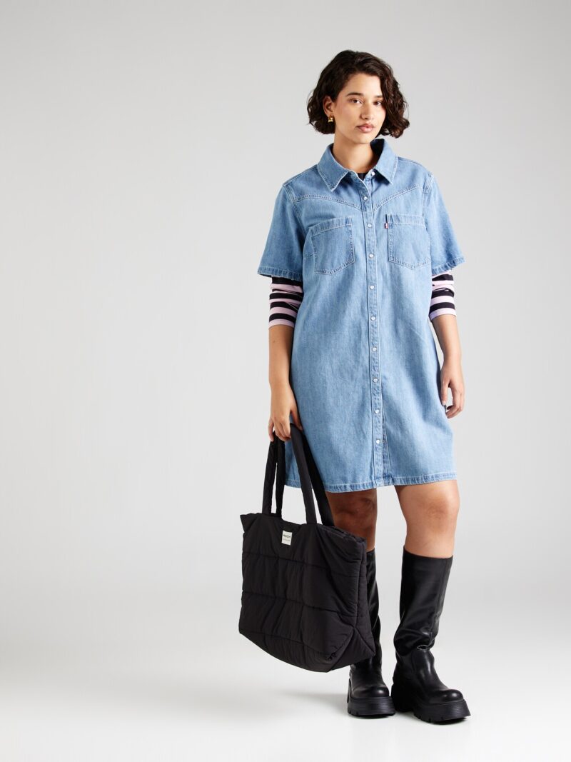 Cumpăra Levi's® Plus Rochie tip bluză 'Louisa'  albastru denim / albastru deschis