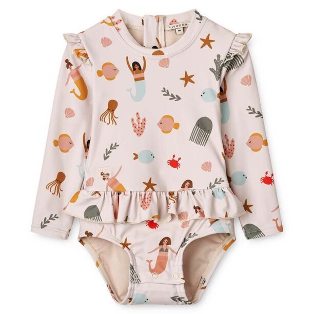 Liewood costum de baie dintr-o bucată pentru bebeluși Sille Baby Printed Swimsuit