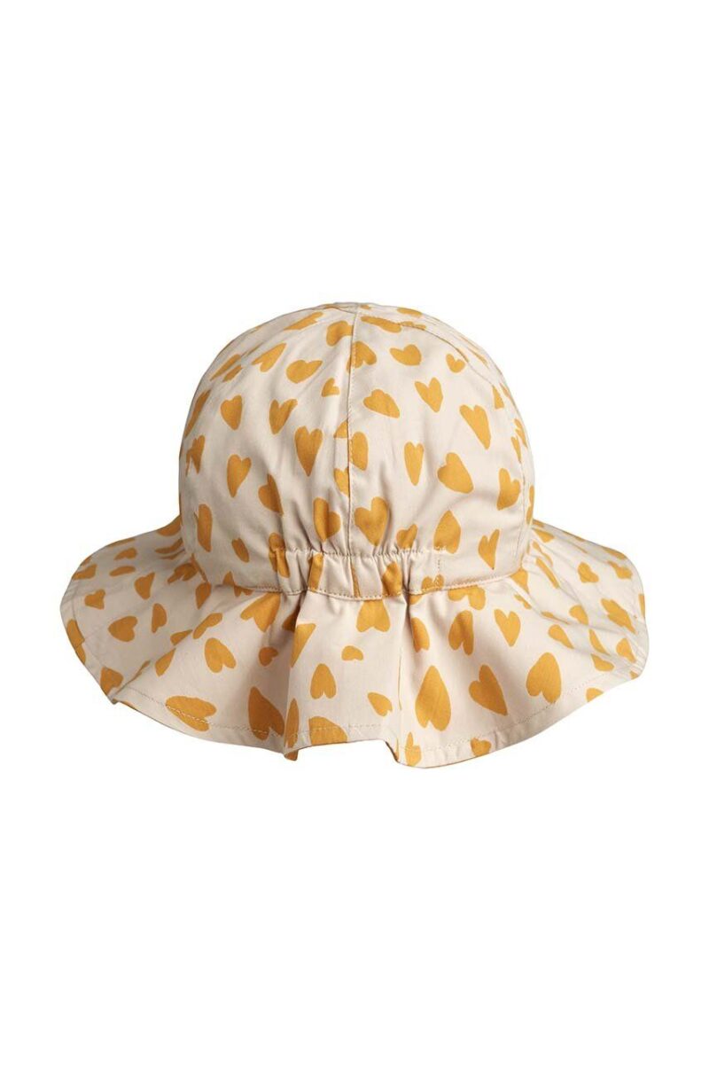 Liewood pălărie reversibilă pentru copii Amelia Reversible Sun Hat culoarea galben preţ