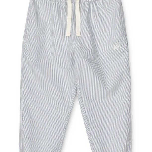 Liewood pantaloni de bumbac pentru copii Orlando Stripe Pants modelator