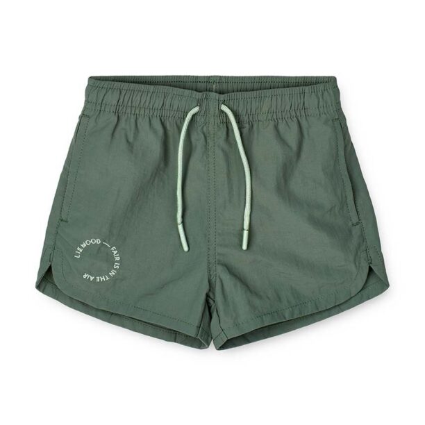 Liewood pantaloni scurti copii culoarea verde