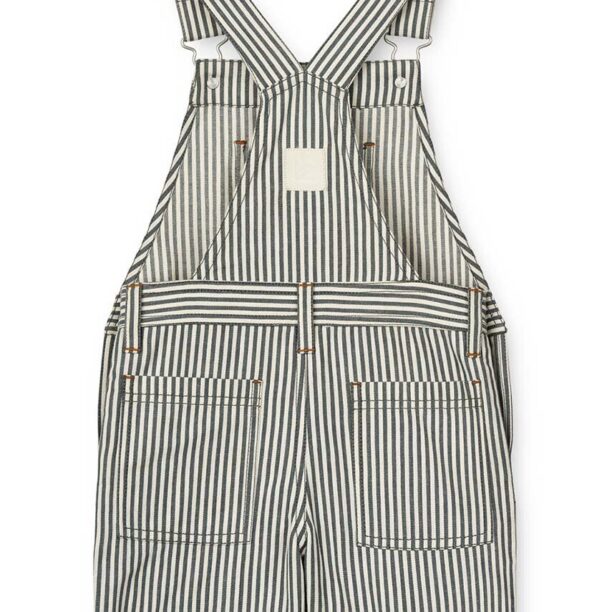 Liewood salopete din bumbac pentru copii Venedict Stripe Dungaree preţ