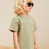 Liewood tricou de bumbac pentru copii Sixten Placement Shortsleeve T-shirt culoarea verde