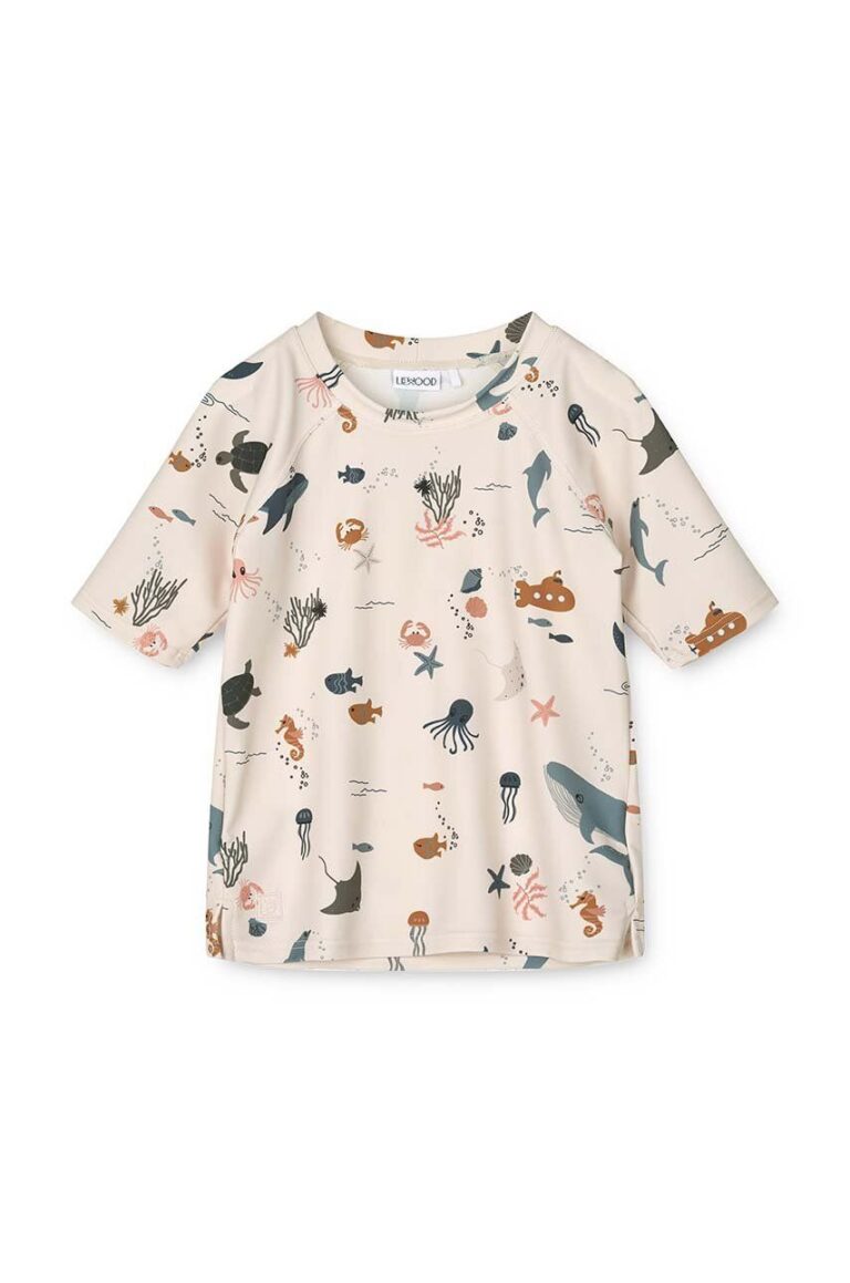 Liewood tricou de înot pentru copii Noah Printed Shortsleeve Swim Tee