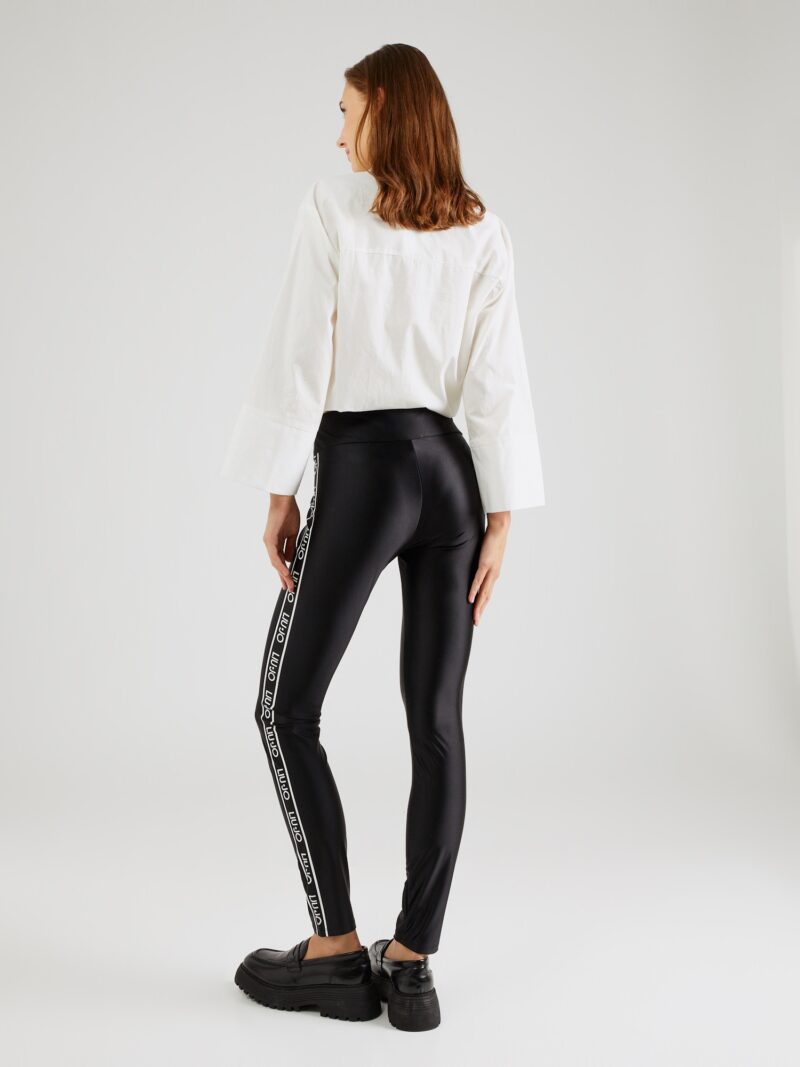 Liu Jo Leggings  negru / alb murdar preţ