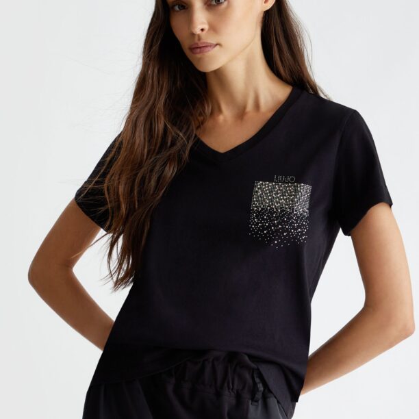 Liu Jo Tricou  gri / negru