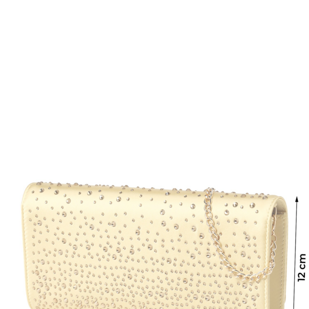 Love Moschino Clutch  galben deschis / auriu