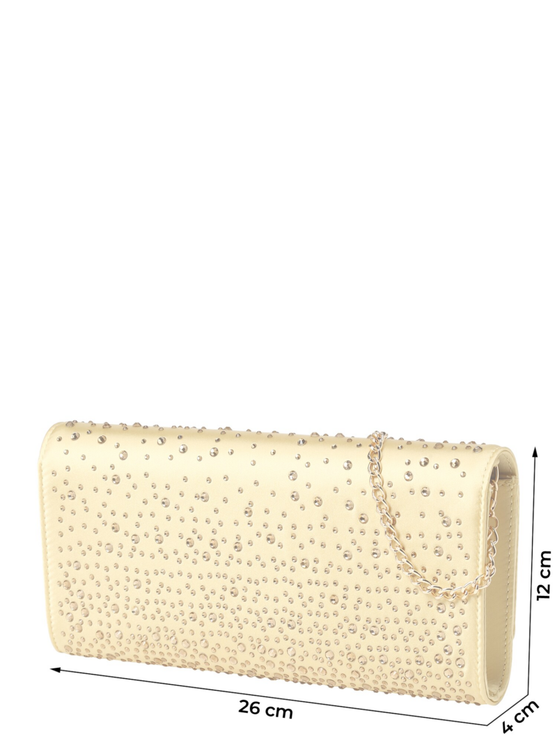 Love Moschino Clutch  galben deschis / auriu