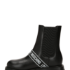 Love Moschino Ghete chelsea  negru / alb