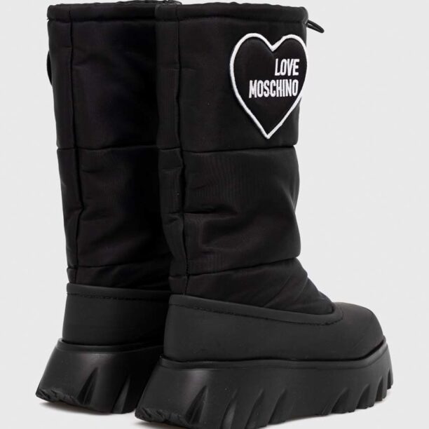 Love Moschino cizme de iarna culoarea negru preţ