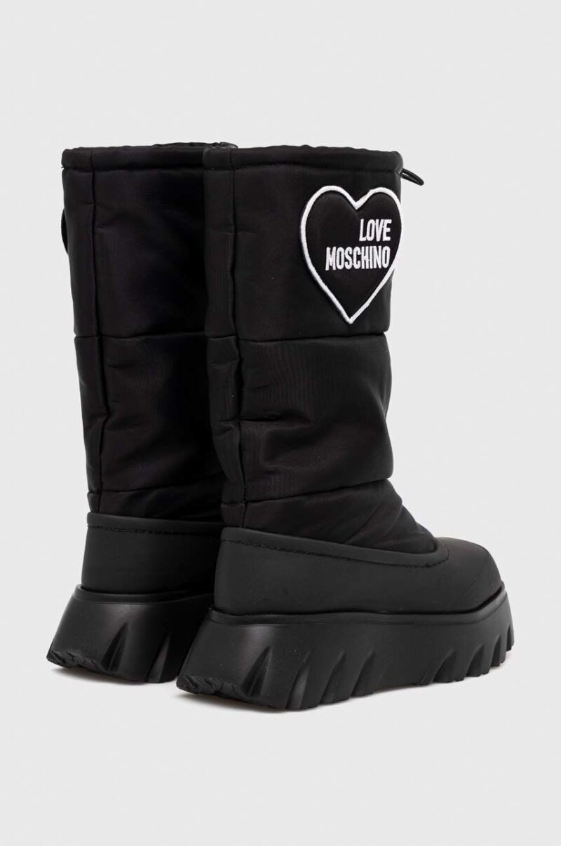 Love Moschino cizme de iarna culoarea negru preţ