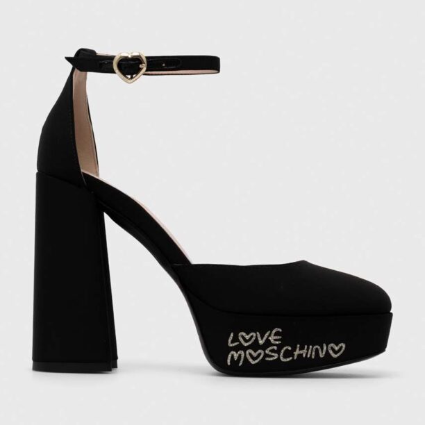 Love Moschino pumps culoarea negru